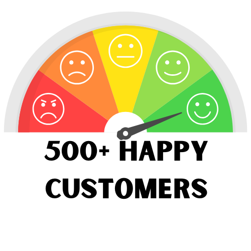 500+ HAPPY CUSTOMERS